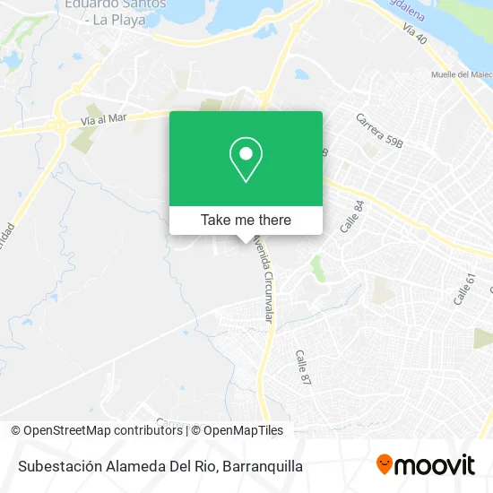 Subestación Alameda Del Rio map