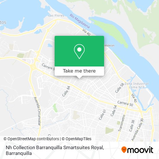 Nh Collection Barranquilla Smartsuites Royal map