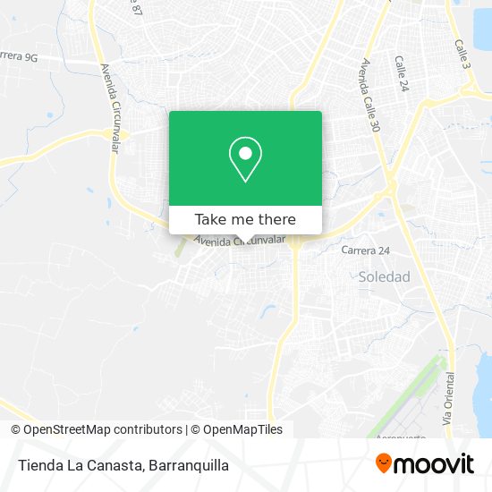 Tienda La Canasta map