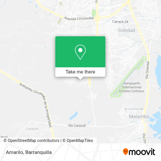 Amarilo map