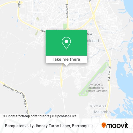 Mapa de Banquetes J.J y Jhonky Turbo Laser