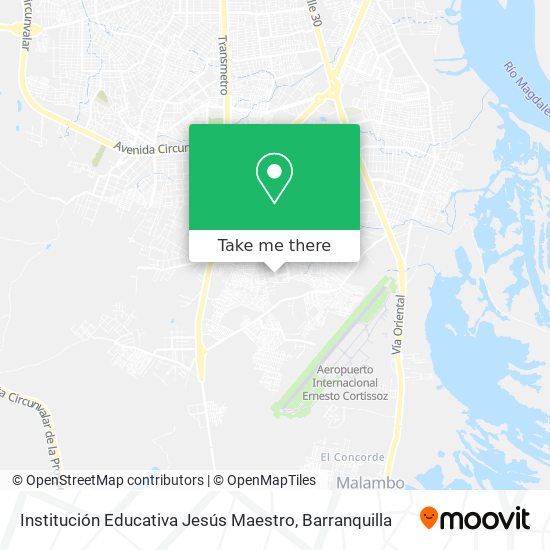 Institución Educativa Jesús Maestro map