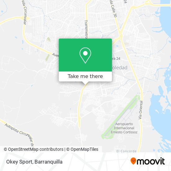 Okey Sport map