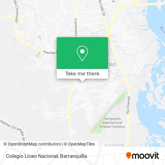 Colegio Liceo Nacional map