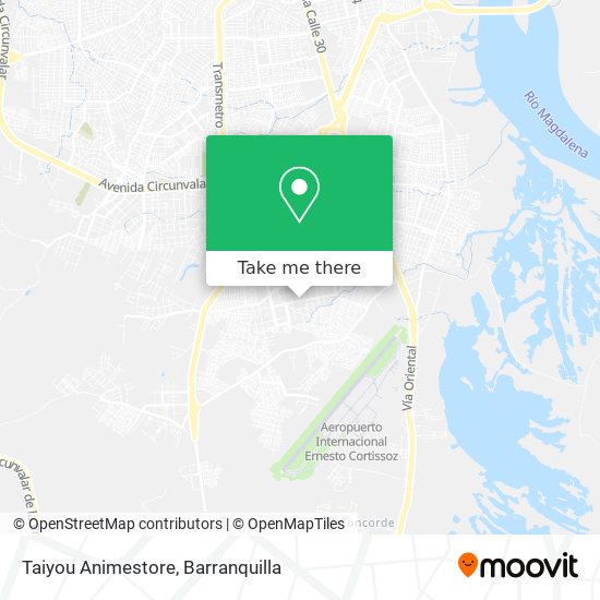 Mapa de Taiyou Animestore