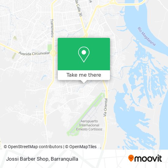 Jossi Barber Shop map