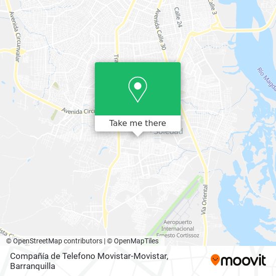 Mapa de Compañía de Telefono Movistar-Movistar