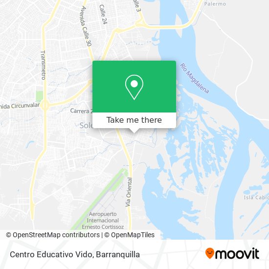 Centro Educativo Vido map