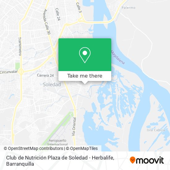 Club de Nutrición Plaza de Soledad - Herbalife map