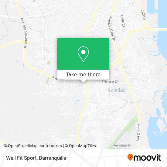 Well Fit Sport map