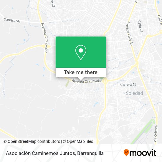 Mapa de Asociación Caminemos Juntos