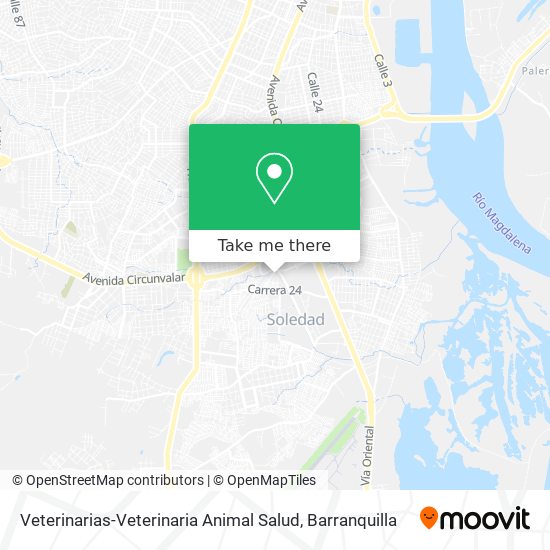 Veterinarias-Veterinaria Animal Salud map
