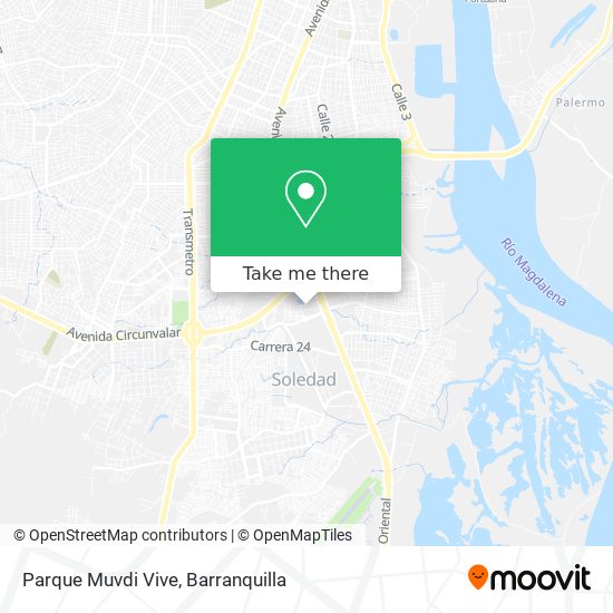 Mapa de Parque Muvdi Vive