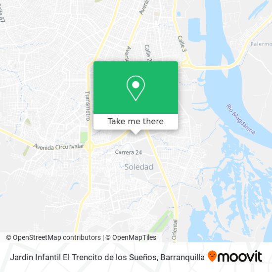 Mapa de Jardin Infantil El Trencito de los Sueños