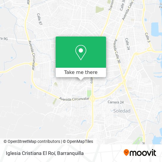 Iglesia Cristiana El Roí map