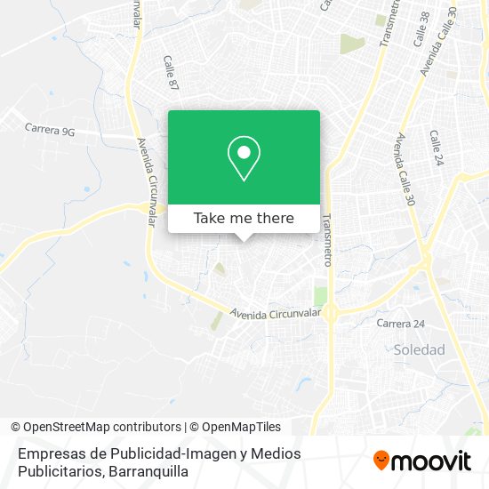 Empresas de Publicidad-Imagen y Medios Publicitarios map
