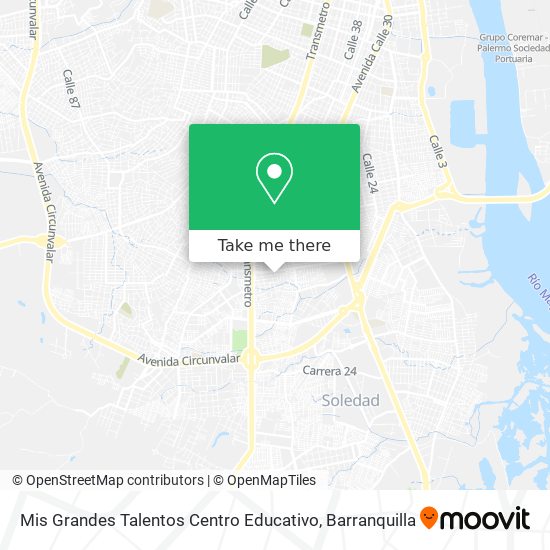 Mapa de Mis Grandes Talentos Centro Educativo