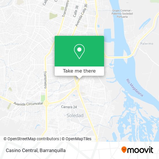 Mapa de Casino Central