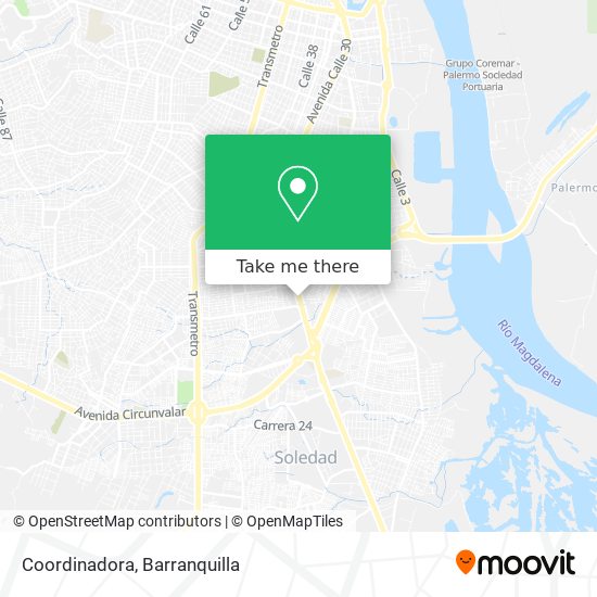 Mapa de Coordinadora