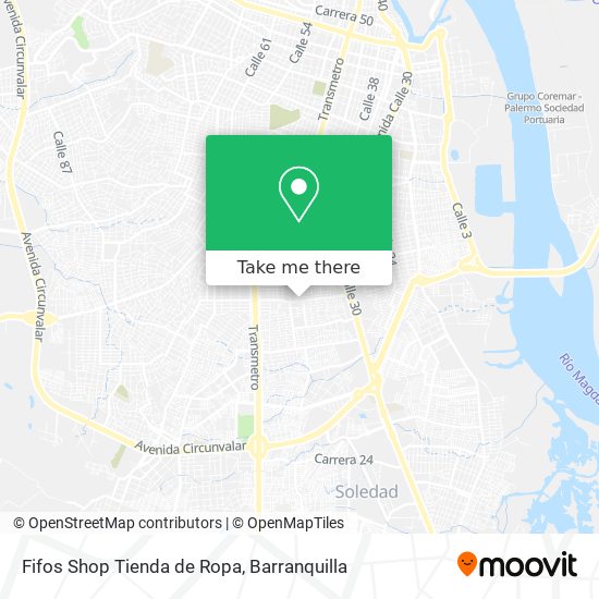 Fifos Shop Tienda de Ropa map