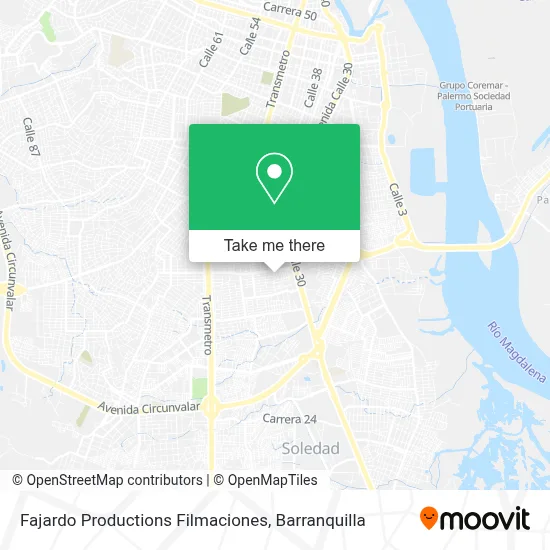 Fajardo Productions Filmaciones map