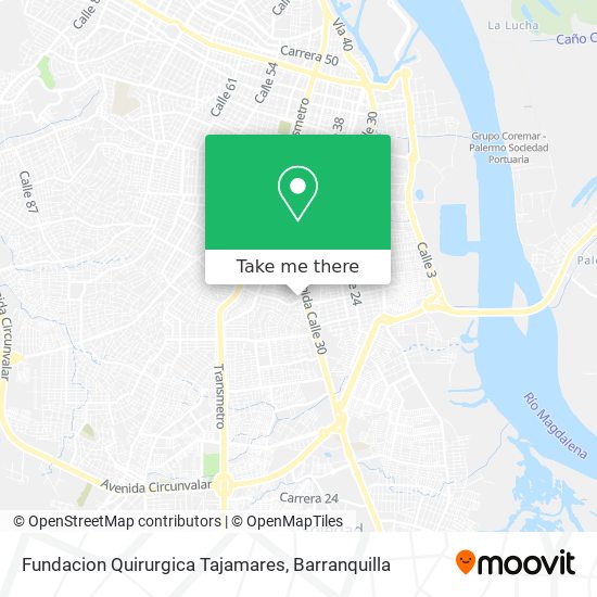 Fundacion Quirurgica Tajamares map