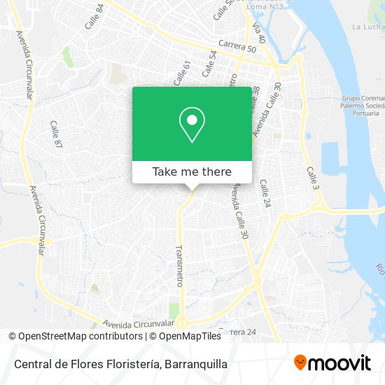 Central de Flores Floristería map