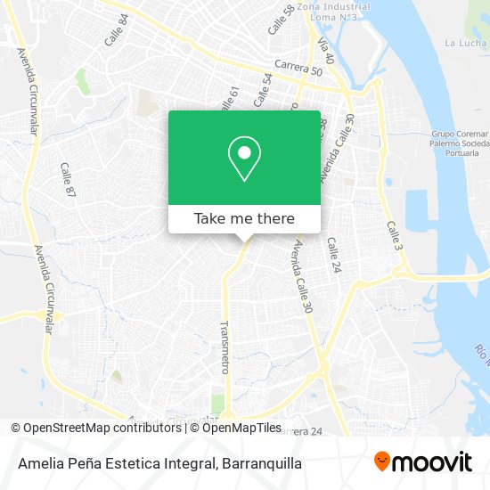 Mapa de Amelia Peña Estetica Integral