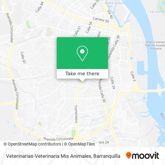 Veterinarias-Veterinaria Mis Animales map