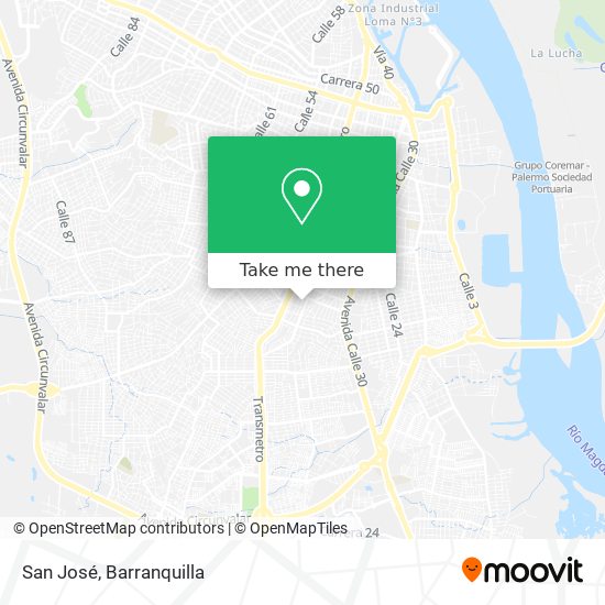 San José map