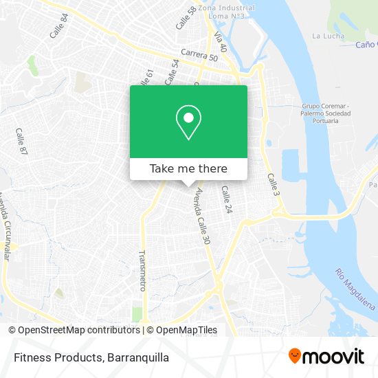 Mapa de Fitness Products