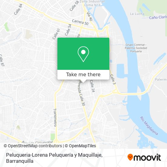 Peluqueria-Lorena Peluquería y Maquillaje map