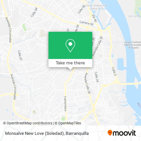 Monsalve New Love (Soledad) map