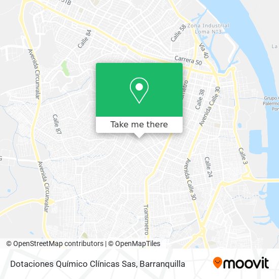 Dotaciones Químico Clínicas Sas map