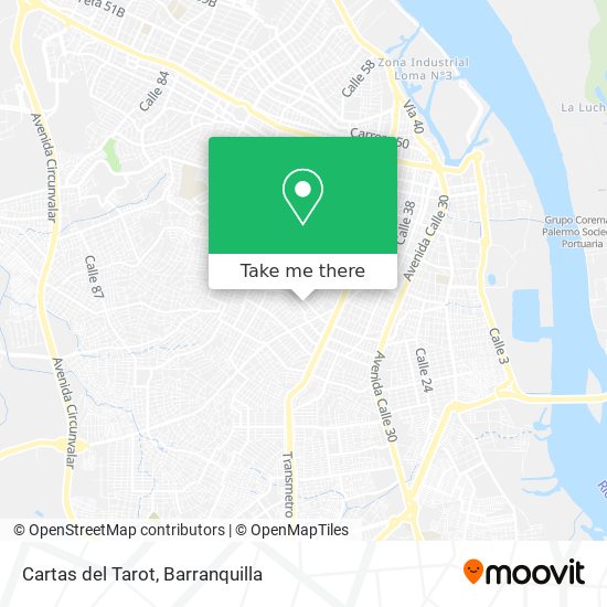 Mapa de Cartas del Tarot