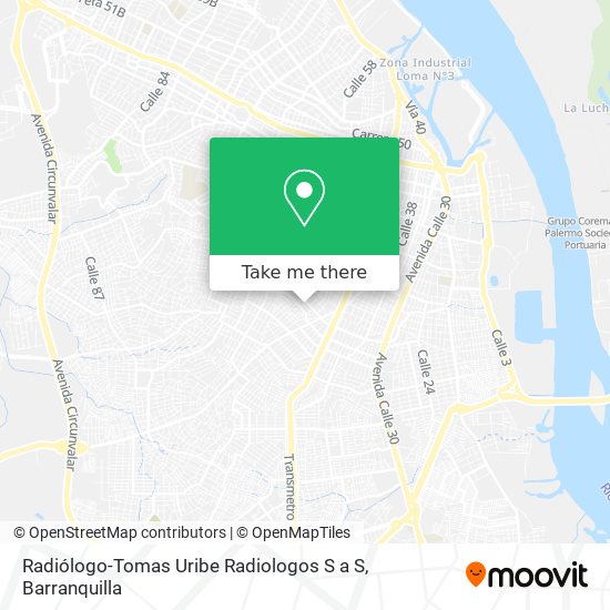 Radiólogo-Tomas Uribe Radiologos S a S map