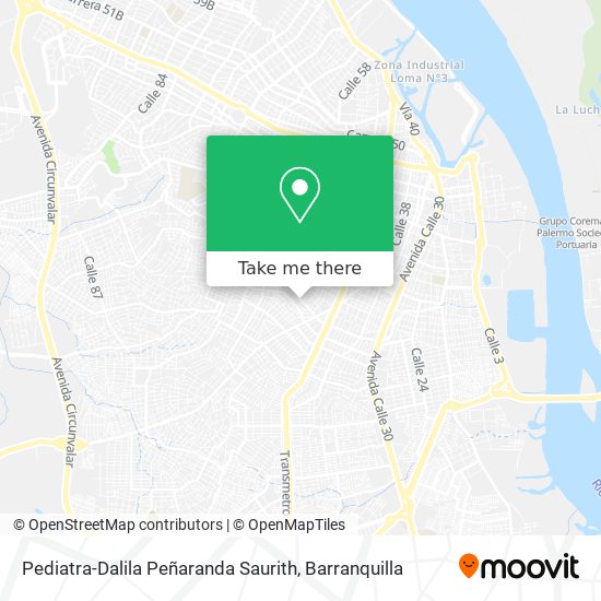 Pediatra-Dalila Peñaranda Saurith map
