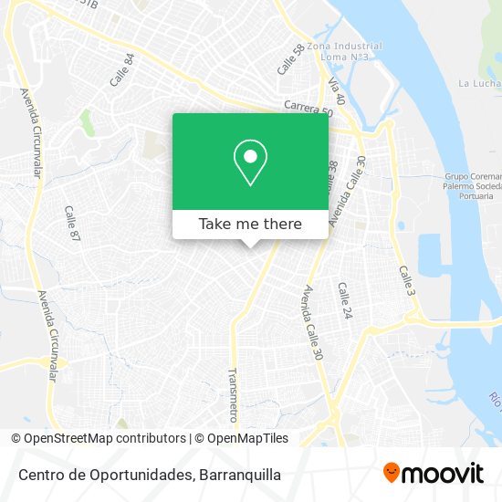 Mapa de Centro de Oportunidades