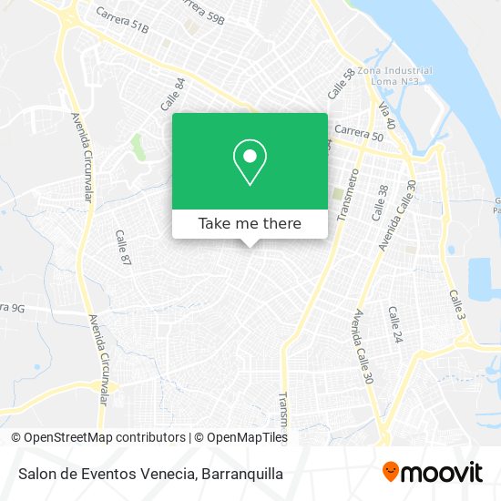 Salon de Eventos Venecia map