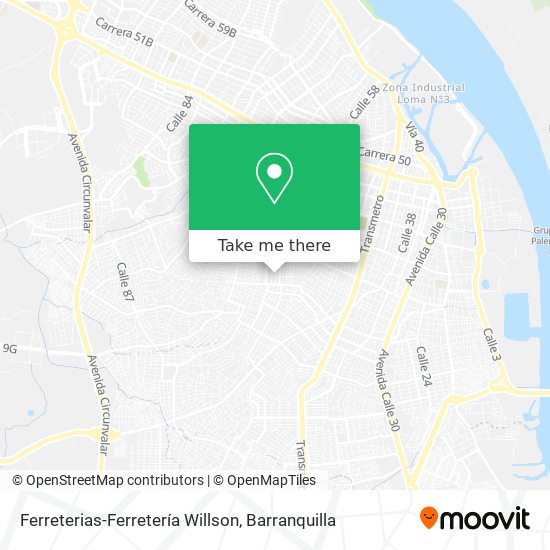 Ferreterias-Ferretería Willson map