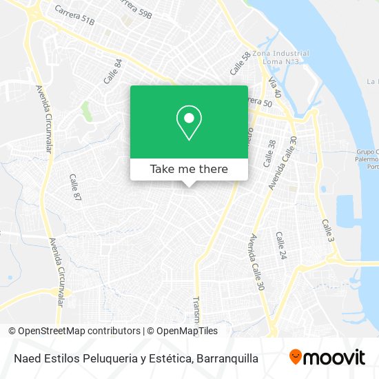 Naed Estilos Peluqueria y Estética map