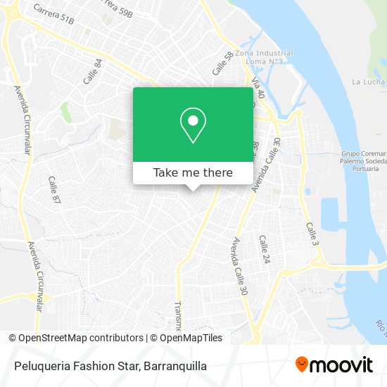 Peluqueria Fashion Star map