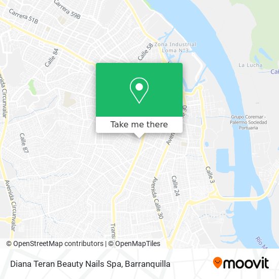 Diana Teran Beauty Nails Spa map