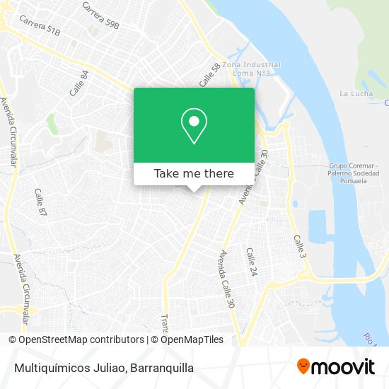Multiquímicos Juliao map