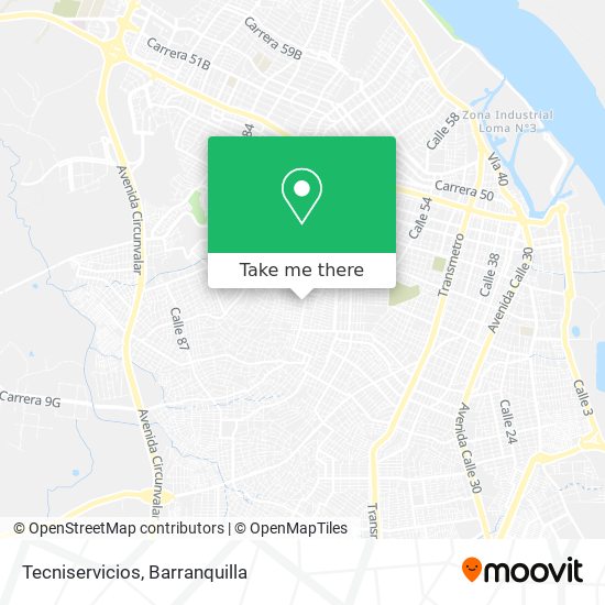 Tecniservicios map