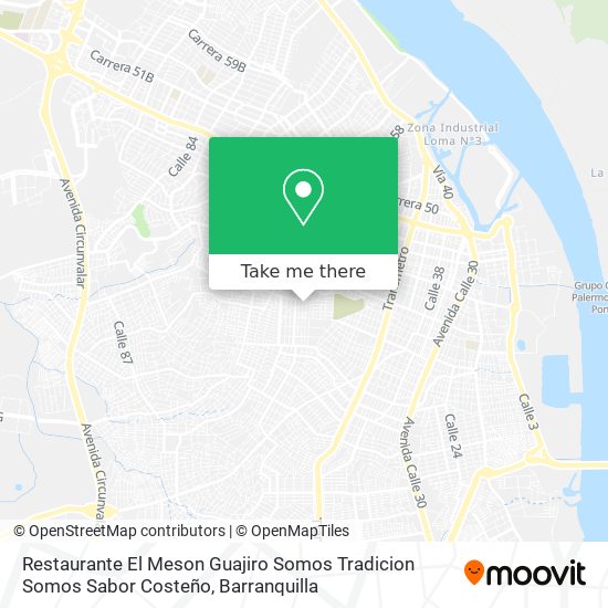 Restaurante El Meson Guajiro Somos Tradicion Somos Sabor Costeño map