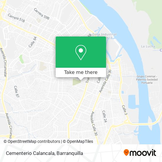 Mapa de Cementerio Calancala
