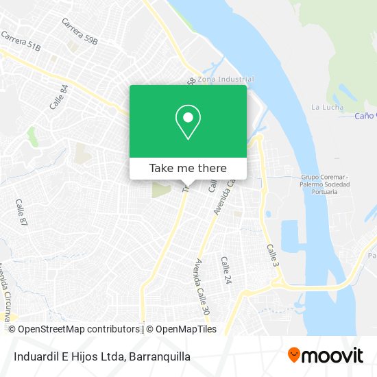 Induardil E Hijos Ltda map