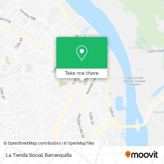 La Tienda Social map