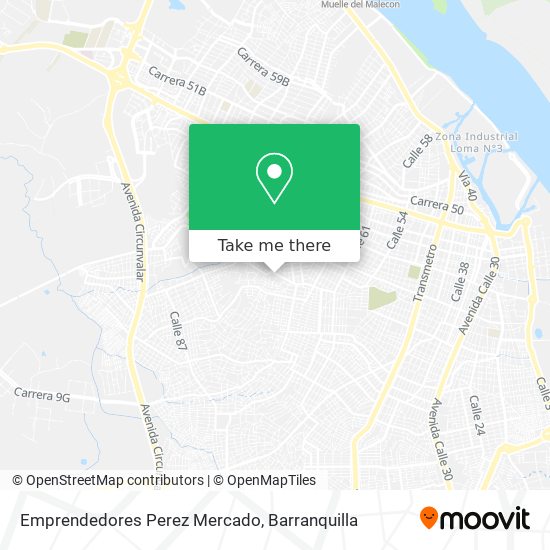 Emprendedores Perez Mercado map